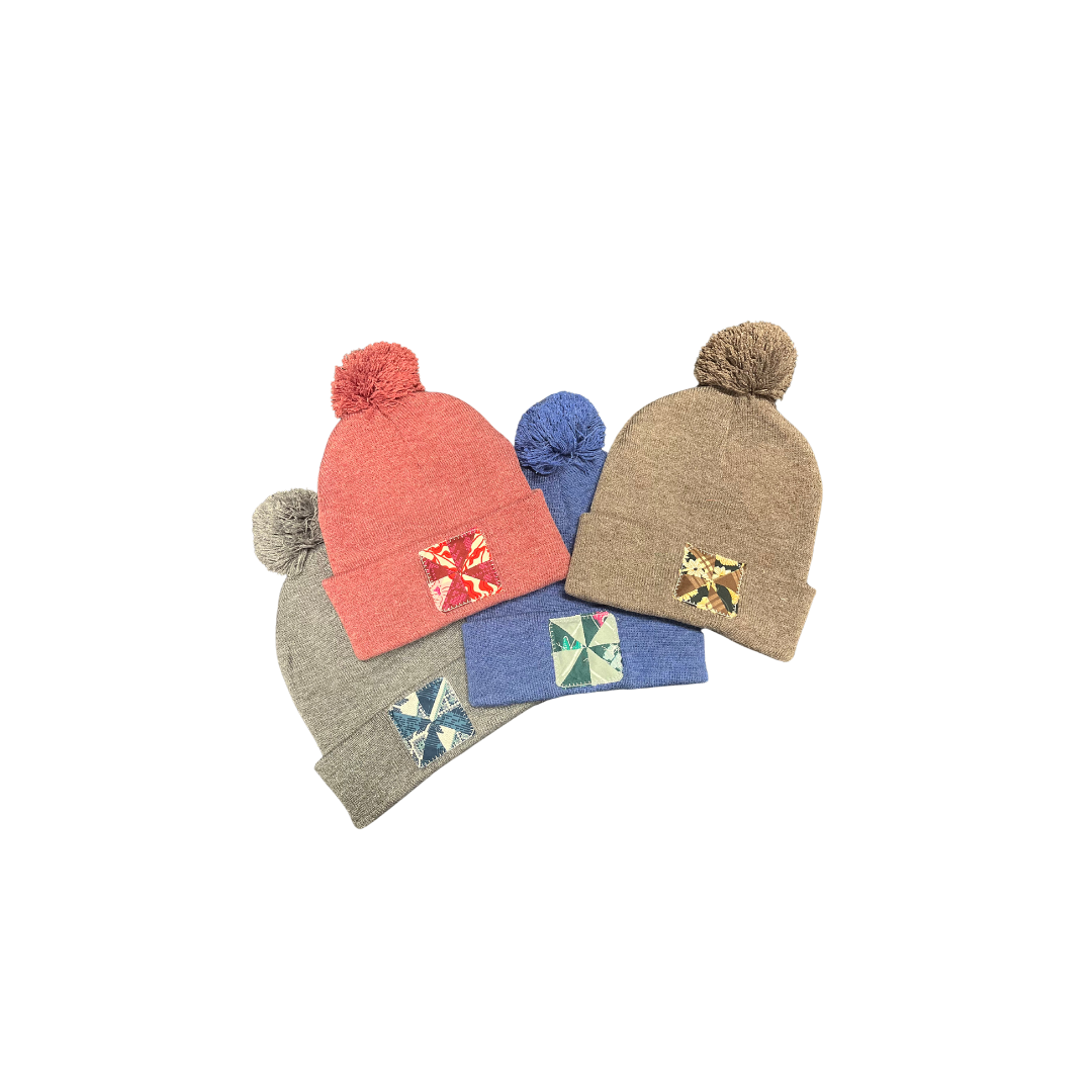 Quilt Block Beanies