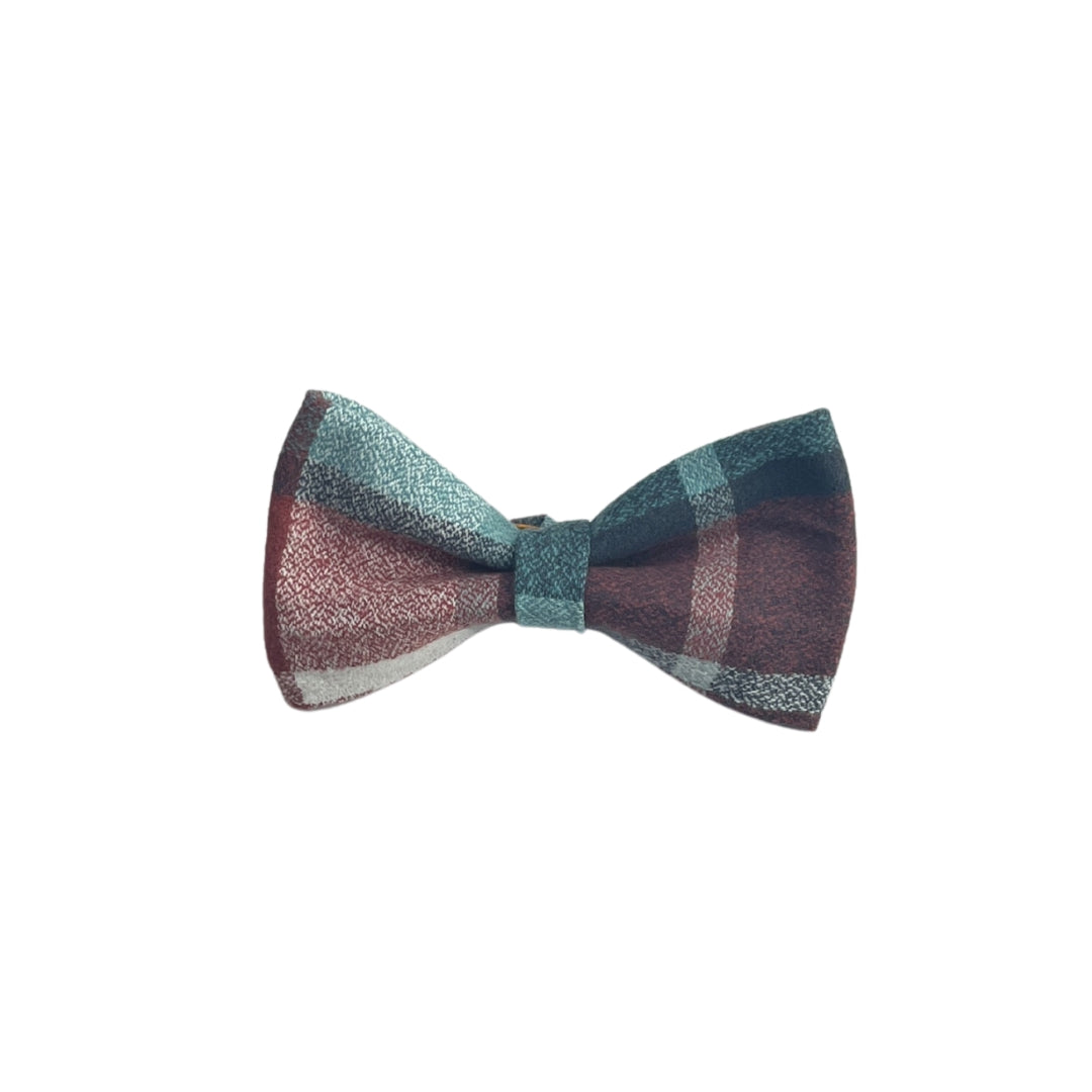 Cabin Mist Flannel Bow Tie