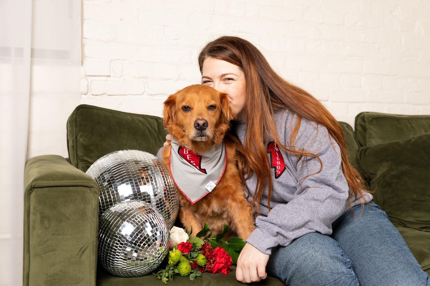 BFF Charm Bandana/Sweatshirt