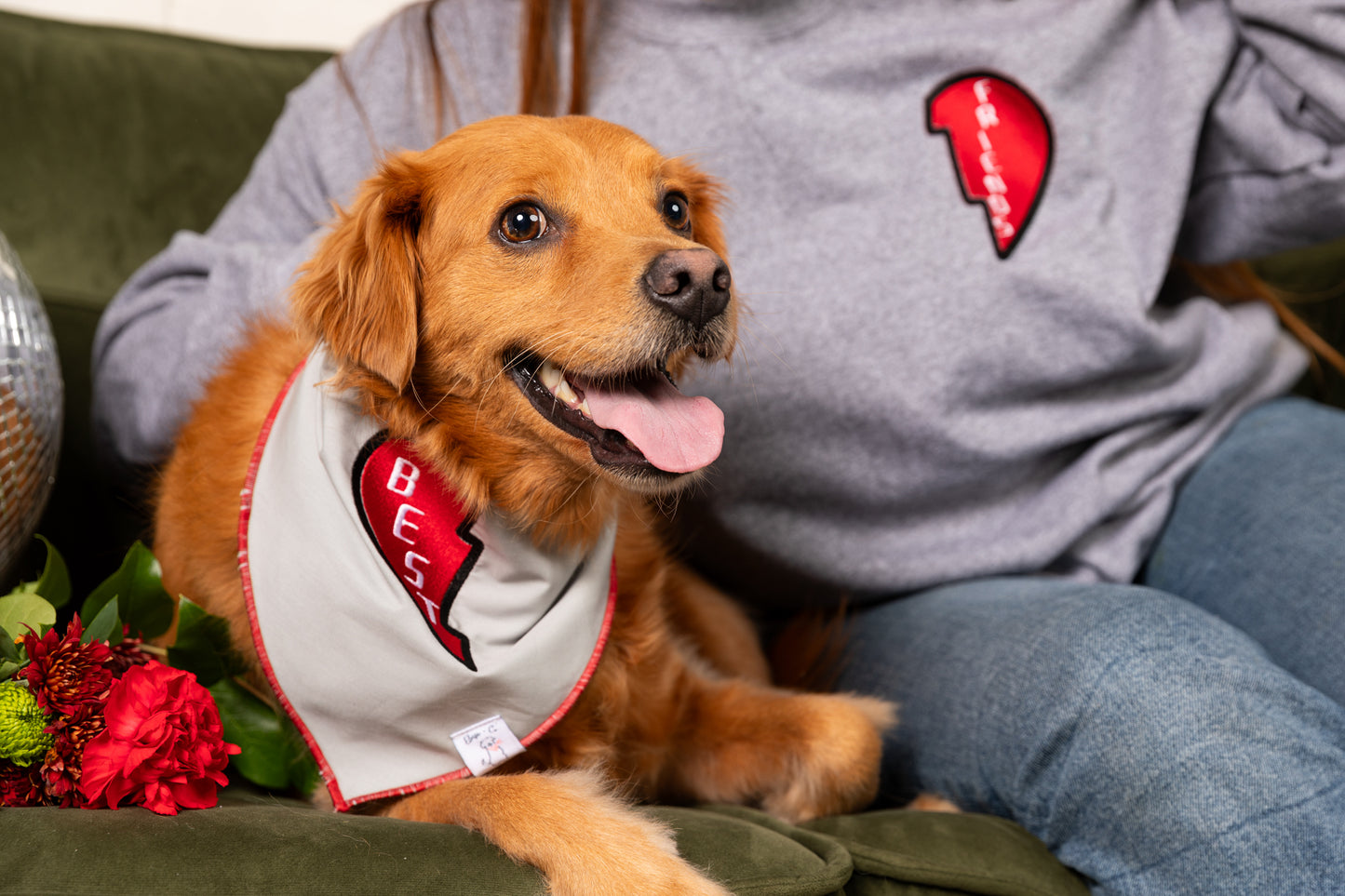 BFF Charm Bandana/Sweatshirt