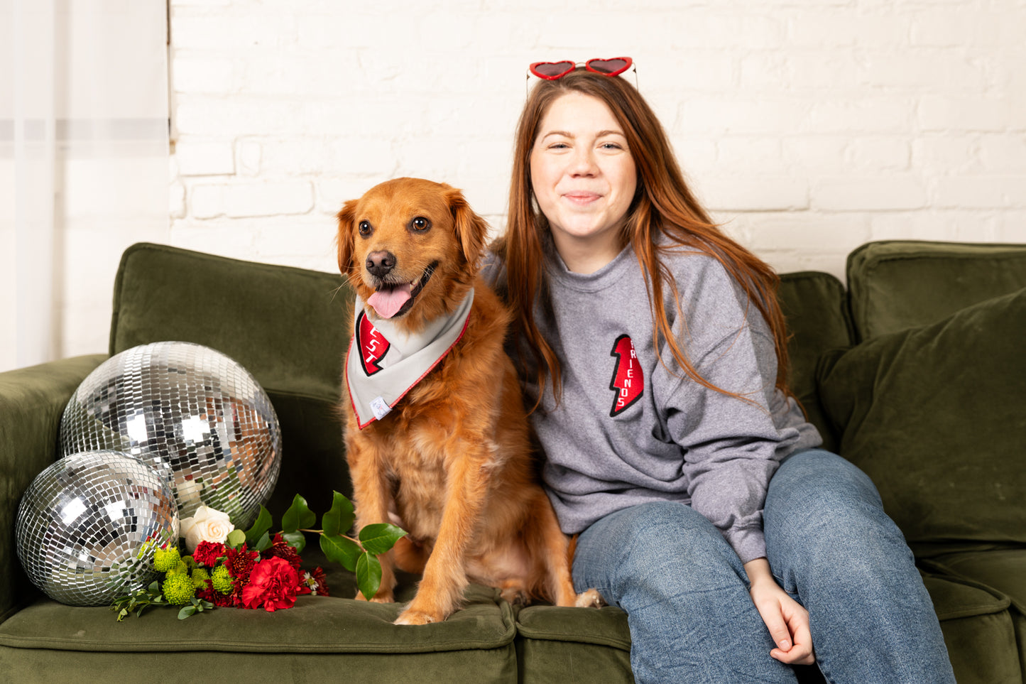 BFF Charm Bandana/Sweatshirt