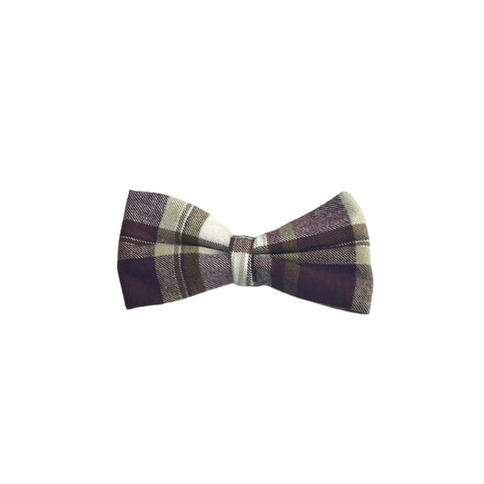 Cranberry Pines Flannel Bow Tie