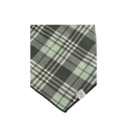 Mint Mocha Flannel Bandana