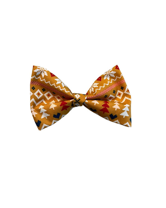 Warm + Cozy Carmel Bow Tie