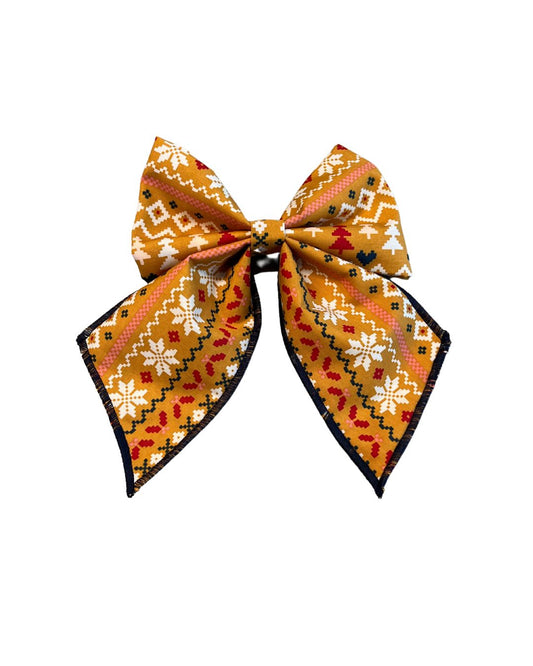 Warm + Cozy Carmel Sailor Bow