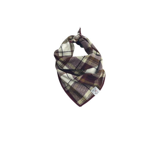 Cranberry Pines Flannel Bandana
