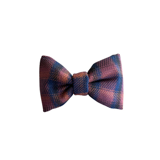 Mulled Wine Woven Flannel Bow Tie