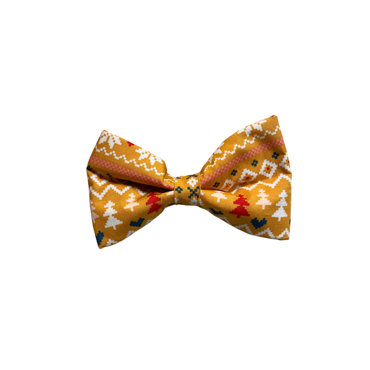 Warm + Cozy Carmel Bow Tie