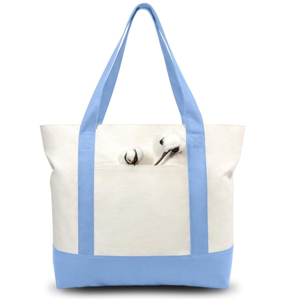 Custom Embroidered Pet Portrait Tote