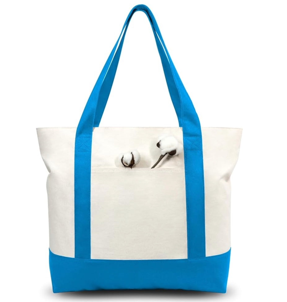 Custom Embroidered Pet Portrait Tote