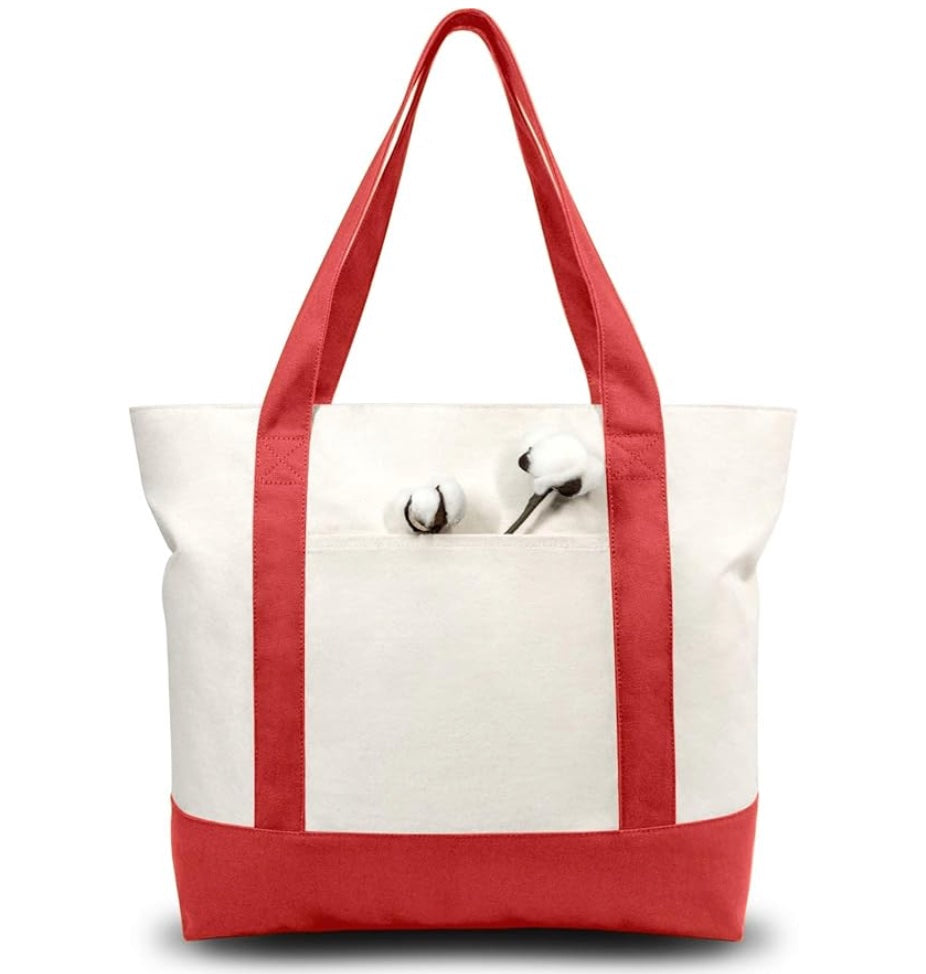 Custom Embroidered Pet Portrait Tote